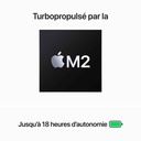 French (Canadian)  - Apple 15-inch MacBook Air: Apple M2 chip with 8-core CPU and 10-core GPU, 256GB - Starlight