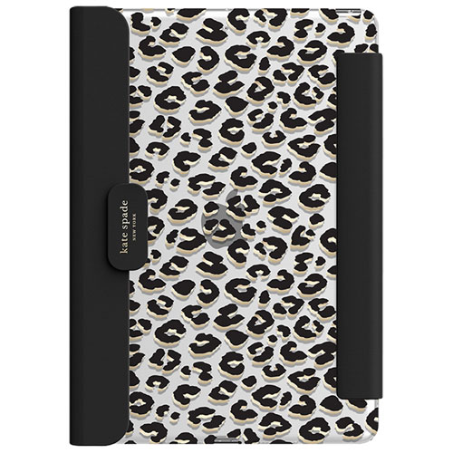 kate spade NY Protective Folio for iPad 10.2 - Leopard Black