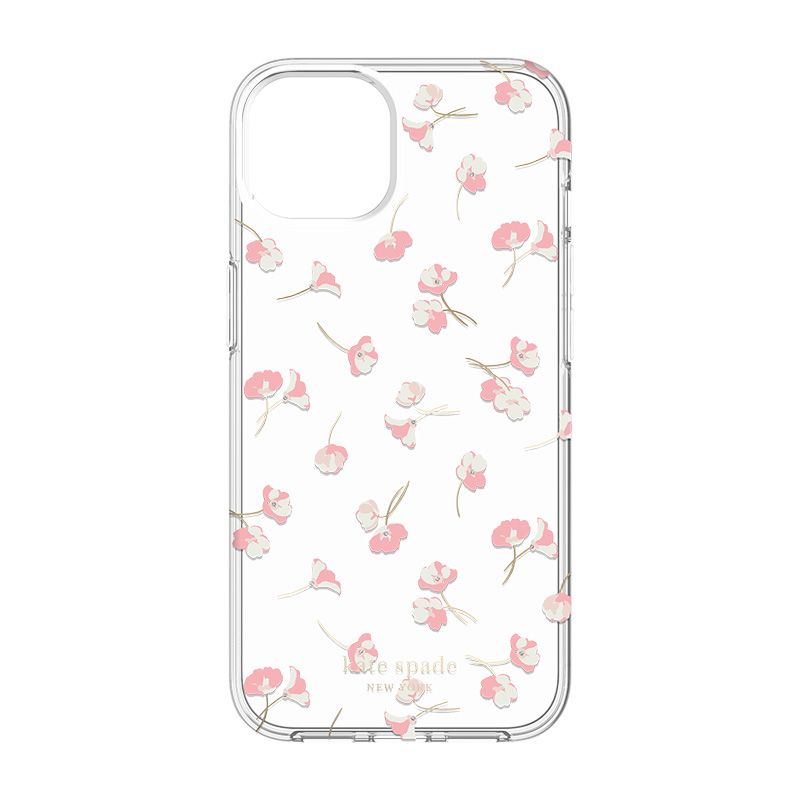 kate spade NY Defensive Hardshell Case for iPhone 13 - Falling Poppies