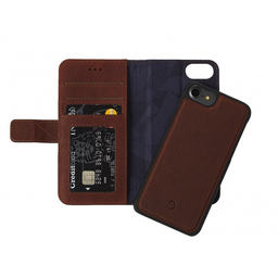 [D6IPO7WC4CBN] Decoded 2-in-1 Wallet Case for iPhone SE (2nd & 3rd gen) 8/7/6 - Cinnamon Brown